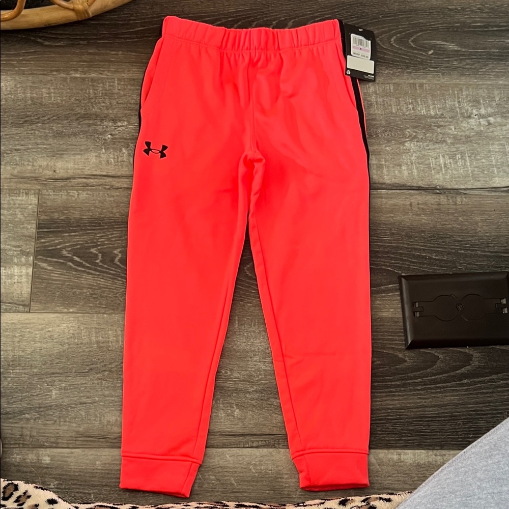 Under Armour Kids' Bright Coral Joggers